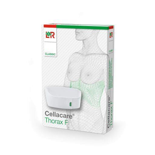 L&R Cellacare® Thorax F Classic Frauen Rippenbruchbandage aus Baumwolle m. breiten Klettverschluss