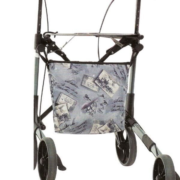 Pellis Medica Hängetasche für Rollatoren aus Nylon 37 x 10 x 30 cm, einfach zu montieren