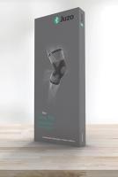 Vorschau: JuzoFlex Genu Xtra Wide Kniebandage stabilisiert u. entlastet das Kniegelenk mit Komfortzone