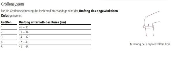 Ofa Push med Kniebandage bietet dem Kniegelenk starken seitlichen Halt