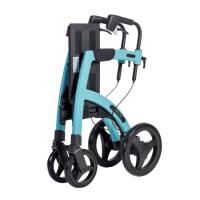 Vorschau: SALJOL Rollz Motion 2in1 Rollator o. Transportrollstuhl mit Trommelbremsen u. Ankipphilfe, faltbar