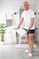 Vorschau: RIDDER Bad-Hocker Max Gesamtabmessung: ca. Ø 30 x 46,5 cm, TÜV geprüft und belastbar bis max. 100 kg