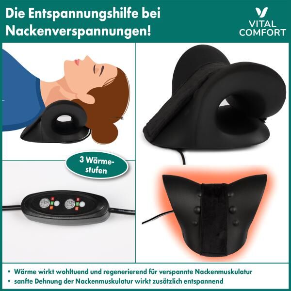 Vital Comfort Nackenfreund mit Wärme Entspannung und Unterstützung für den Nacken