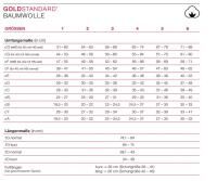 Vorschau: GOLDSTANDARD strapazierfähige Kompressionsstrümpfe m. Baumwolle für empfindliche Haut versch. Längen