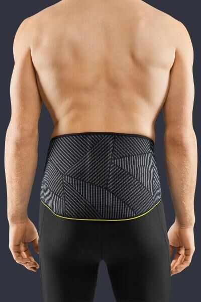 medi Lumbamed plus Emotion 3.0 sportliche Rückenorthese mit atmungsaktiver Varioflex Quarz-Pelotte