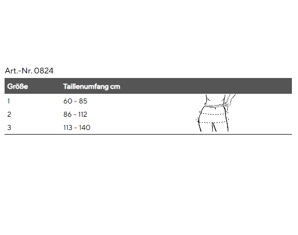 THUASNE Lombax Vario LWS-Stabilisierungsorthese aus 3D-Gestrick für mittlere Stabilisierung