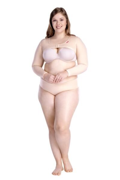 lipoelastic AP long Variant postoperative Kompressionsärmel langärmlig ohne Spitzenbesatz