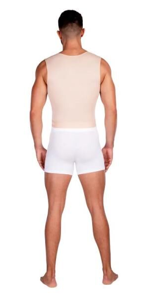 lipoelastic MTm Comfort ärmellose Herren postoperative Kompressionsweste mit Reißverschluss