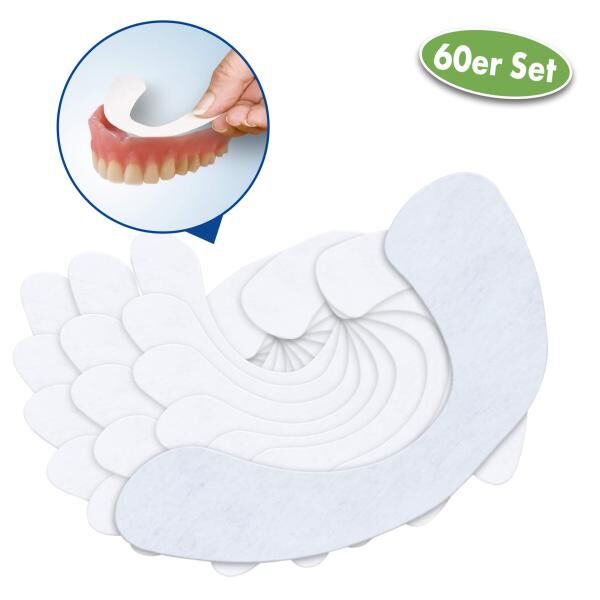 Vital Comfort Prothesen-Haftpolster für den Unterkiefer im 60er Pack
