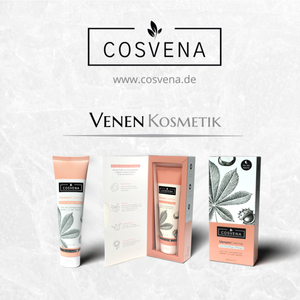 COSVENA VenenCreme 150 ml Feuchtigkeitscreme zur Behandlung und Vorbeugung von Venenproblemen