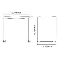Vorschau: RIDDER Bad-Hocker Pro, schwarz, höhenverstellbar,