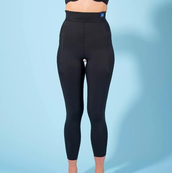 THUASNE CICATREX CONTOUR postoperative Kompressions-Leggings hohe Taille mit Reißverschluss