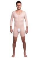 LIPOELASTIC MGm long Variant postoperativer Kompressionsbody für Herren mit ¾-Ärmeln und Beinen