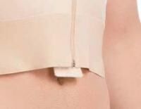 Vorschau: TRICONmed ISAVELA postoperative Herren Gynäkomastie-Weste, halber Arm, Front Reißverschluss