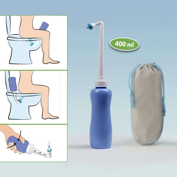 Vital Comfort Bidet und Intimdusche 400 ml reduziert den Papierverbrauch