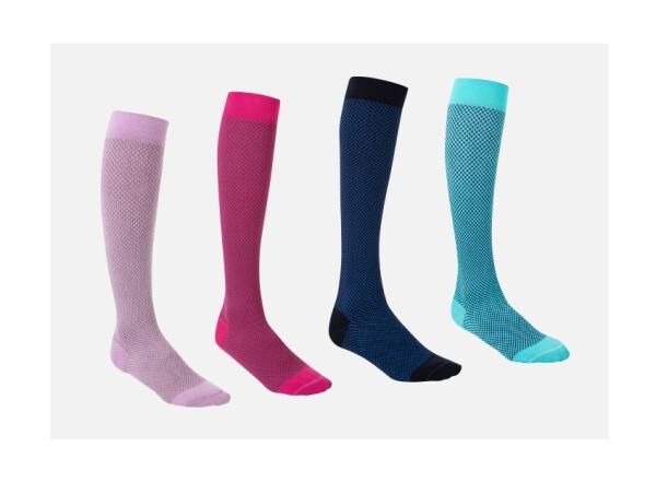 Compressana Kompressionskniestrumpf LIFESTYLE PIQUÉ 30, mittlere Kompression im modernen Look