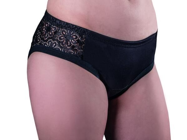 suprima Viva! easy Inkontinenz Slip schwarz mit integrierter Saugeinlage