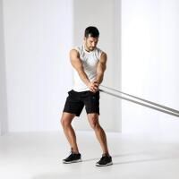 Vorschau: FLEXVIT Fitnessband REVOLVE 3er Set "Physio" - honiggelb, hellgrau, grün