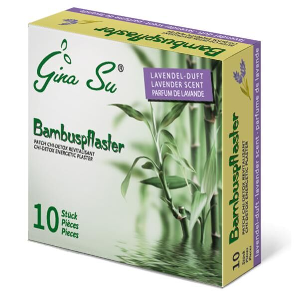 Gina Su Bambuspflaster mit Lavendelduft - 120 Stück im praktischen 10er Päckchen
