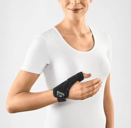 L&R Cellacare® Rhizo Classic Daumenorthese immobilisiert das Daumensattel- und Daumengrundgelenk