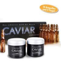 Bio-Vital Pflegeset 3-tlg. Caviar Tag- und Nachtcreme mit Caviar-Ampullen (15 Stk.)