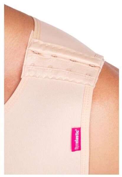 lipoelastic MTmS Comfort postoperative Kompressionsweste für Herren mit Reißverschluss