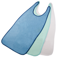 suprima Ess-Schürze/Lätzchen Frottee 3er Set mit Schlaufenverschluss, Größe 100 x 48 cm