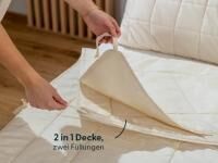 Vorschau: JONA SLEEP Bio Kombi-Bettdecke Tencelfaser mit zwei Füllungen für ein optimales Klimamanagement