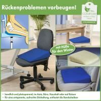 Vorschau: Vital Comfort keilförmiges Auto-Sitzkissen Sommer-Winter-Set, handlich und platzsparend