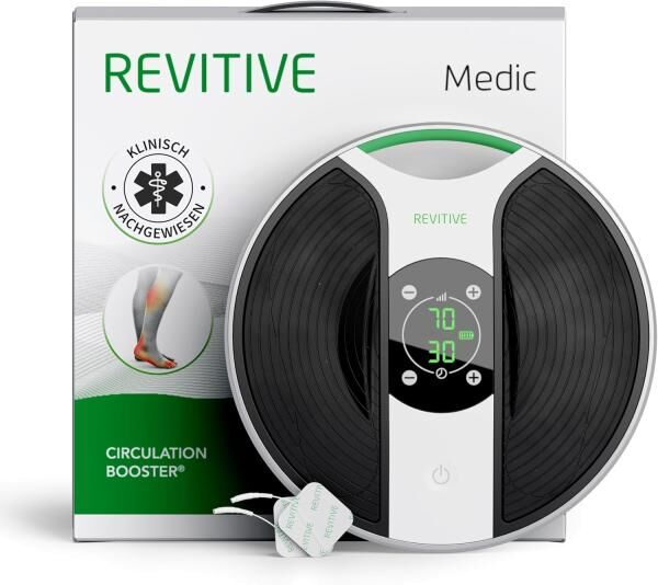 REVITIVE Medic, Durchblutungs-Stimulator Unterstützung für gesunde Beine und Füße