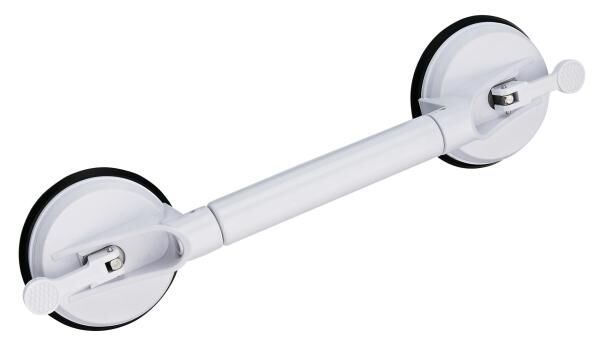 RIDDER Bad Reise-Sauggriff Jim M-L ausziehbar, weiß, Gesamtlänge maximal: ca. 57,5 cm