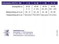 Vorschau: COMPRESSANA Kompressionskniestrumpf Lifestyle Vibe für Freizeit, Reise, Sport und Beruf
