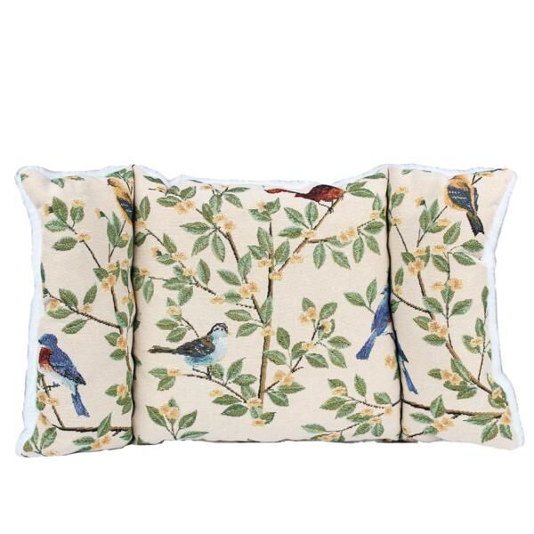 Vital Comfort Rückenkissen Vögel 58 x 32 x 8 zur Unterstützung der Lendenwirbelsäule