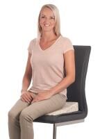 Werkmeister Sitty basic Keilkissen für einen geraden Rücken 35 x 35 x 7:1 cm