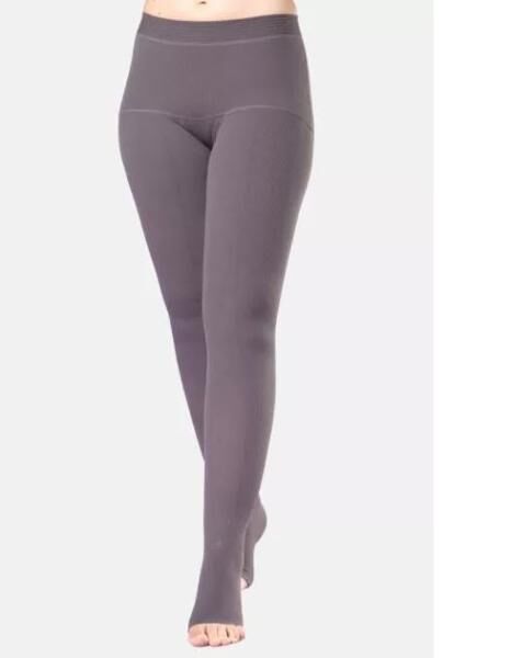 COMPRESSANA Forte Pro Knie-Kompressionsstrümpfe mit offener Fußspitze u. elastischen Flachnähten