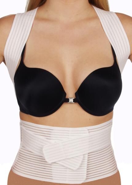 Hydas Geradehalter mit Stützgürtel korrigiert schlechte Körperhaltung, Taillenumfang bis 115 cm