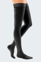 Vorschau: medi mediven comfort atmungsaktive Kompressionsstrümpfe, doppelt gestrickte Komfortsohle u. Lanolin