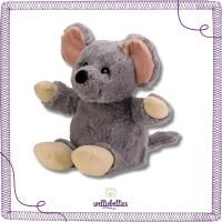 Vorschau: welliebellies® "Maus groß" Wärmekuscheltier mit Bio-Hirse-Füllung, spendet bis zu 90 min Wärme