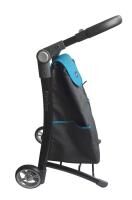 Vorschau: Mobilex Koala Einkaufstrolley mit Sitzfunktion in orange/grau aus reißfestem Nylon