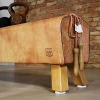 Vorschau: ARTZT Vintage Series Pferd Sitzbank aus echtem Rindsleder im Vintagelook