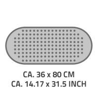 Vorschau: RIDDER Badewanneneinlage Action in verschiedenen Farben 36 x 80 cm