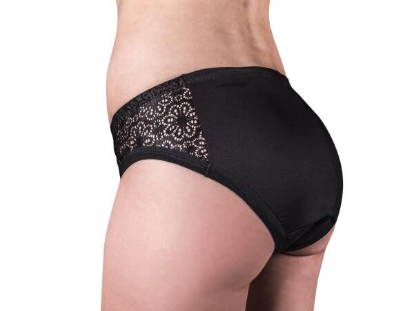 suprima Viva! easy Inkontinenz Slip schwarz mit integrierter Saugeinlage