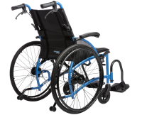 Vorschau: STRONGBACK Mobility FLIP Rollstuhl mit Rückenstütze, hochklappbaren Armlehnen und Trommelbremse