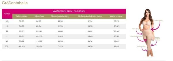 lipoelastic TD Variant postoperative Kompressionswäsche Hygieneöffnung u. doppelter Stoffunterlage