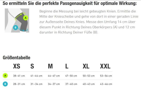 BAUERFEIND Sports Knee Support Kniebandage. Stabilisiert das Knie und kontrollierte Bewegungsabläufe