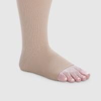 Vorschau: Juzo Expert Kompressions-Kniestrumpf mit offener Fußspitze u. flachen elastischen Nähten