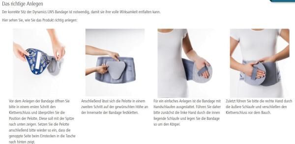 ofa Dynamics Lendenwirbel-Bandage stabilisiert und entlastet Ihren Lendenwirbelbereich