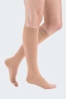 Vorschau: medi mediven comfort atmungsaktive Kompressionsstrümpfe, doppelt gestrickte Komfortsohle u. Lanolin