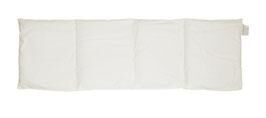 Mudis Schulterkissen für Wärme und Kälte 20 x 60 cm natur, Füllung: Dinkelkörner und Kristallsalz