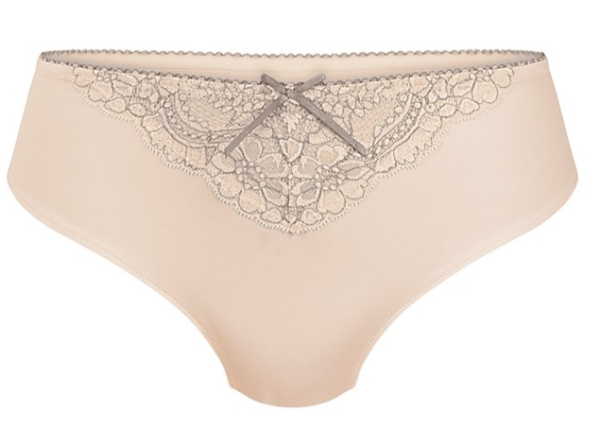 amoena Panty Slip Alina rose / grau, vorne und hinten mit weicher Mikrofaser